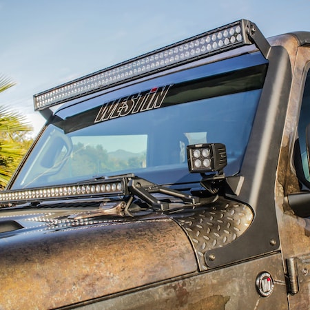 Westin Automotive 18-C WRANGLER JL TEXTURED BLACK PILLAR LED LIGHT MOUNT 62-41085